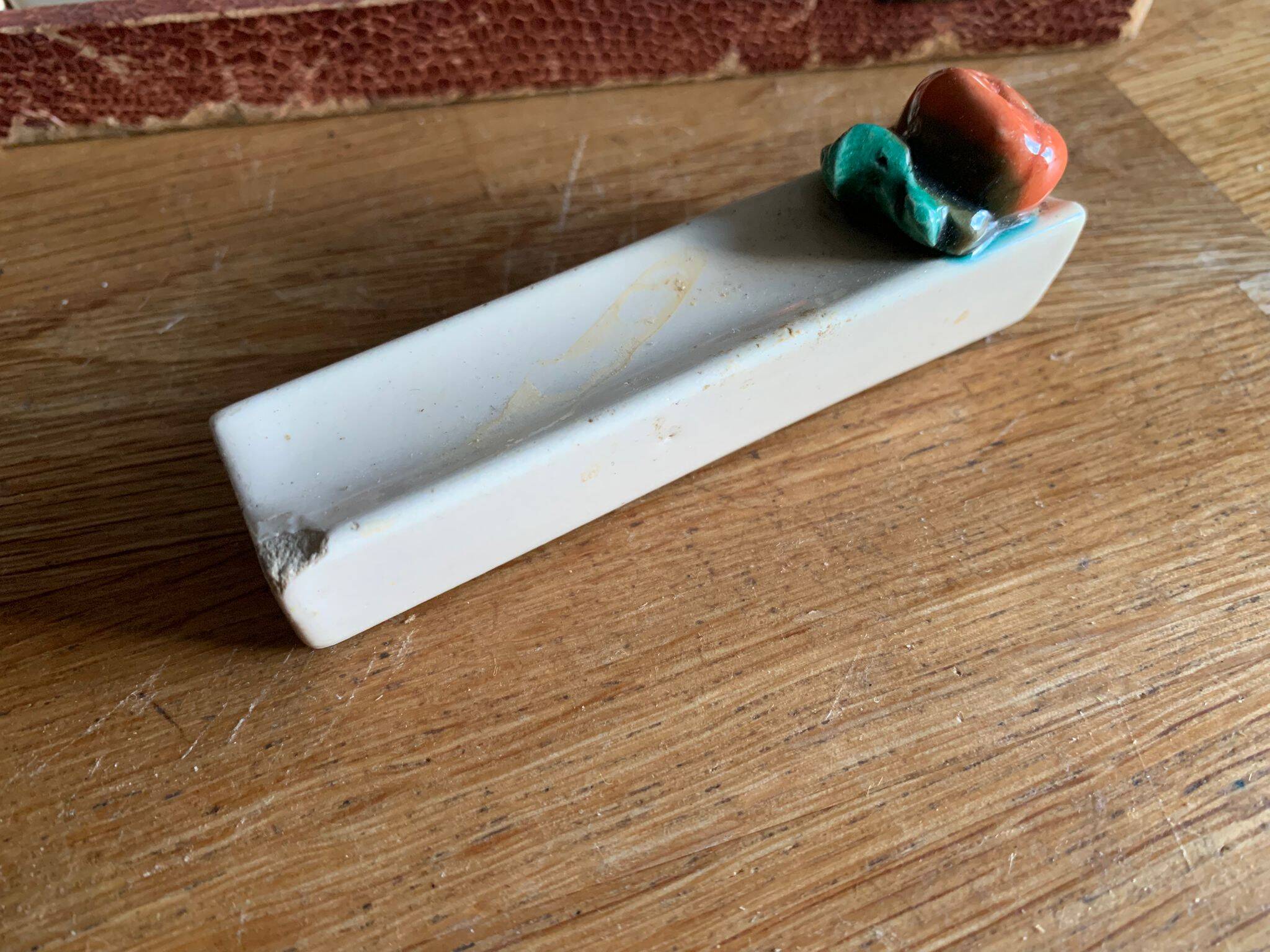 Set of 12 ceramic vegetable knife holders from Vallauris