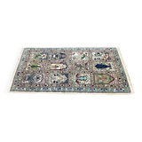 Handmade Moroccan wool rug - 1m64 x 95cm.