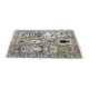 Handmade Moroccan wool rug - 1m64 x 95cm.
