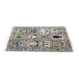 Tapis marocain en laine fait main - 1m64 x 95cm.