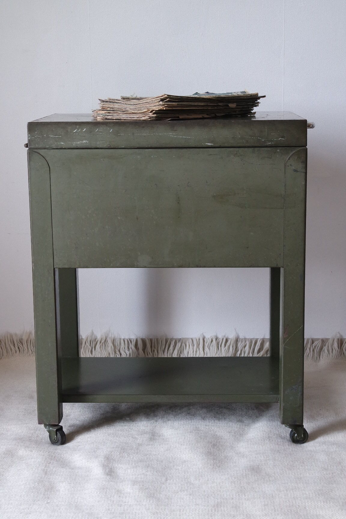 Vintage industrial roulette box