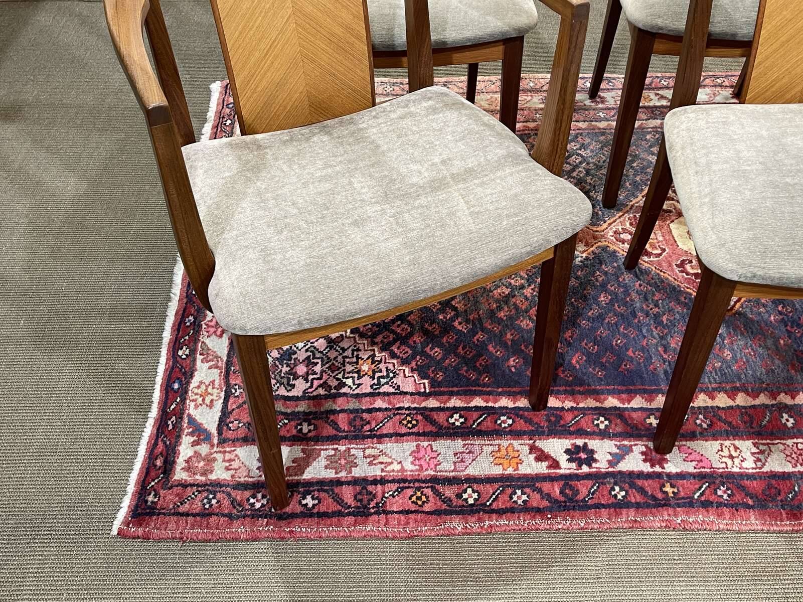 Set of 4 chairs and 2 armchairs by GPlan in teak from the 1970s