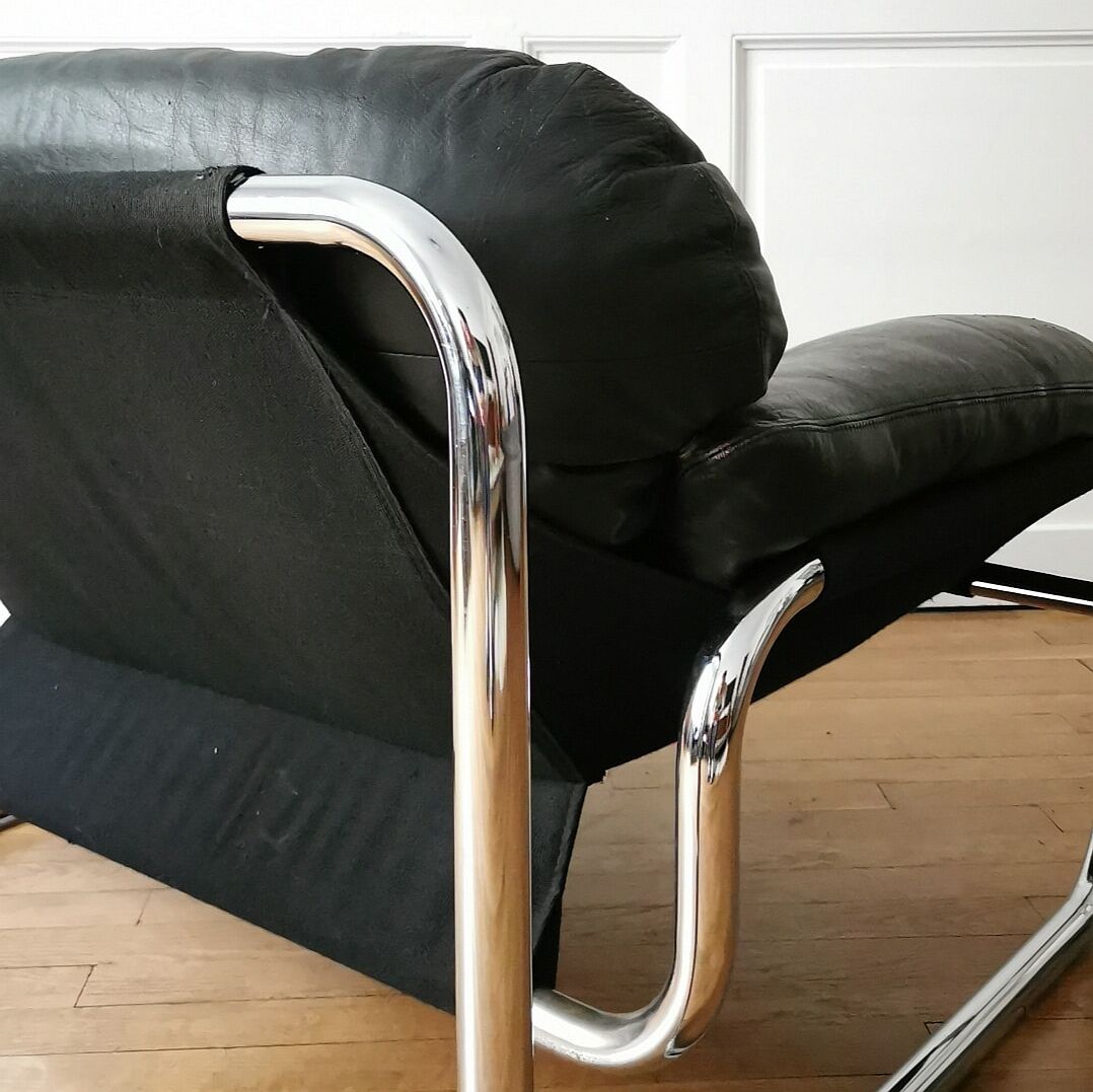 Pair of lounge chairs by Johan Bertil Haggstrom, Swed Form edition