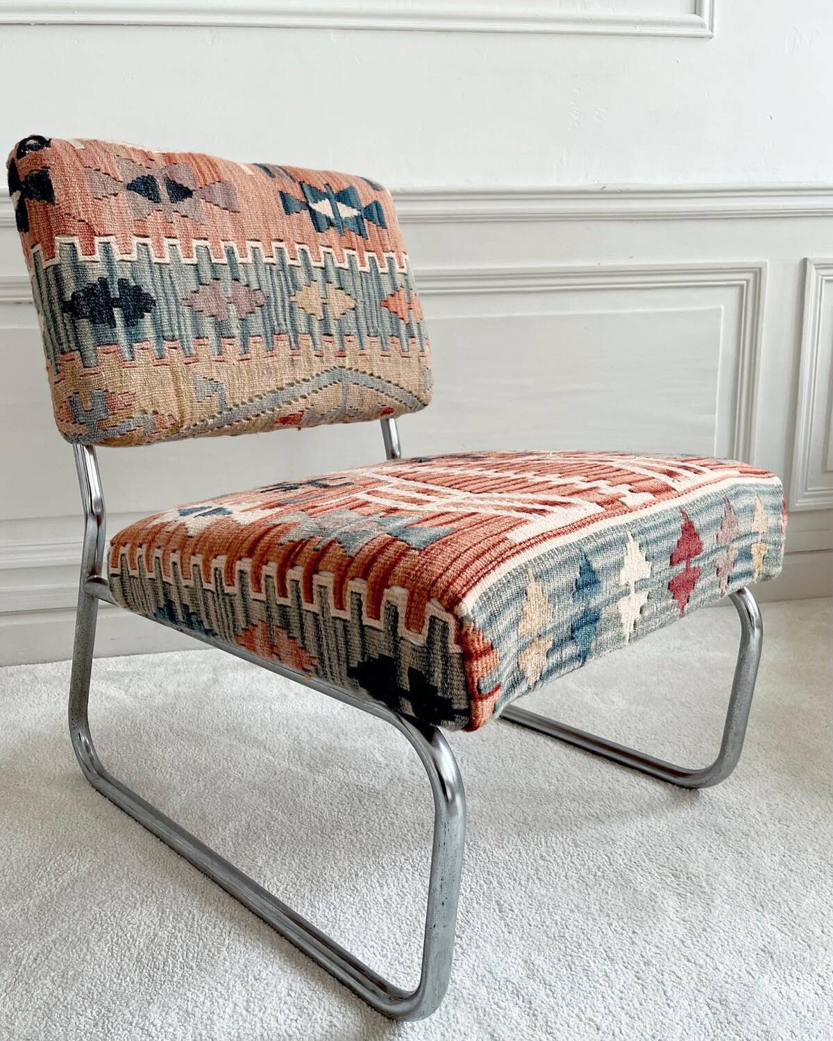 Vintage kilim chair
