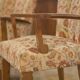 Set of 2 Bridge armchairs and one armchair attributed to Jules Leleu from the 1930s.
