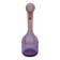 Blown glass bottle with bubbles, Biot glassware style, vintage
