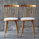 Lot de 2 chaises baumann  N°740 - 1960