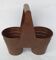 Pot Metal Fer Double Ancien