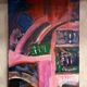 Contemporary painting signed