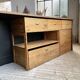 2m pine counter or central island with storage