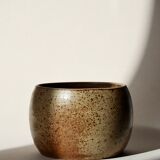 Pot en grès moucheté