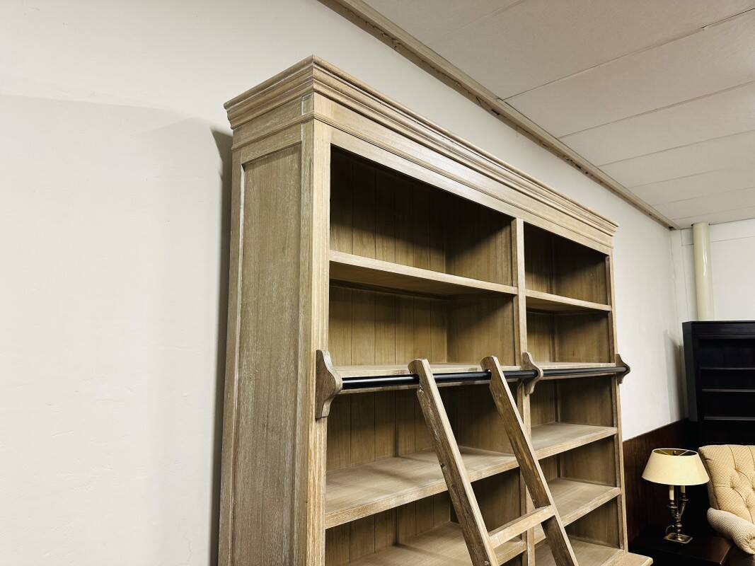 Country Pale Oak Look Bookcase