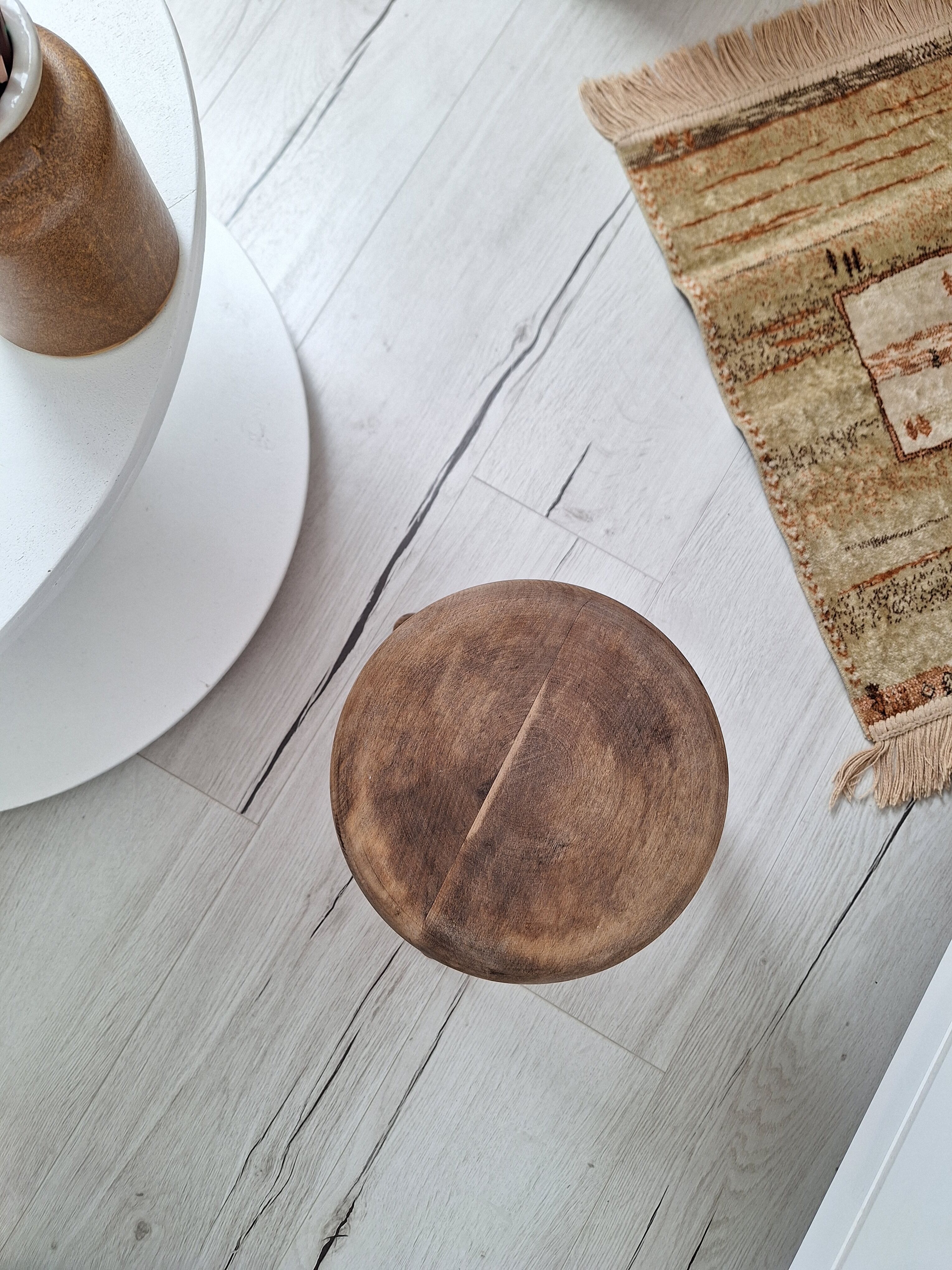 Vintage tripod stool