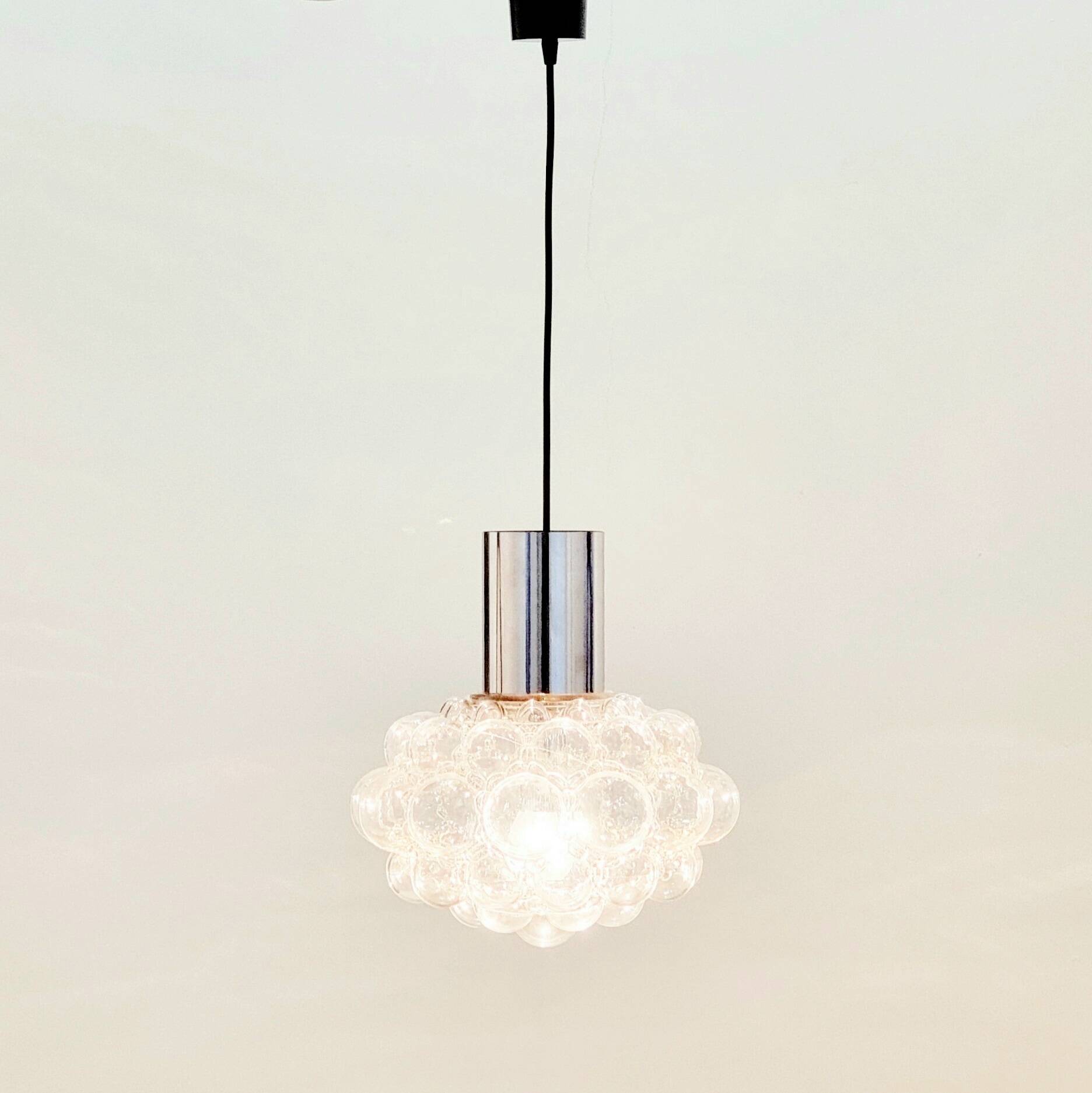 Large Mid Century Glass Ceiling Light by Helena Tynell for Limburg, 1960s