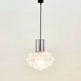 Large Mid Century Glass Ceiling Light by Helena Tynell for Limburg, 1960s