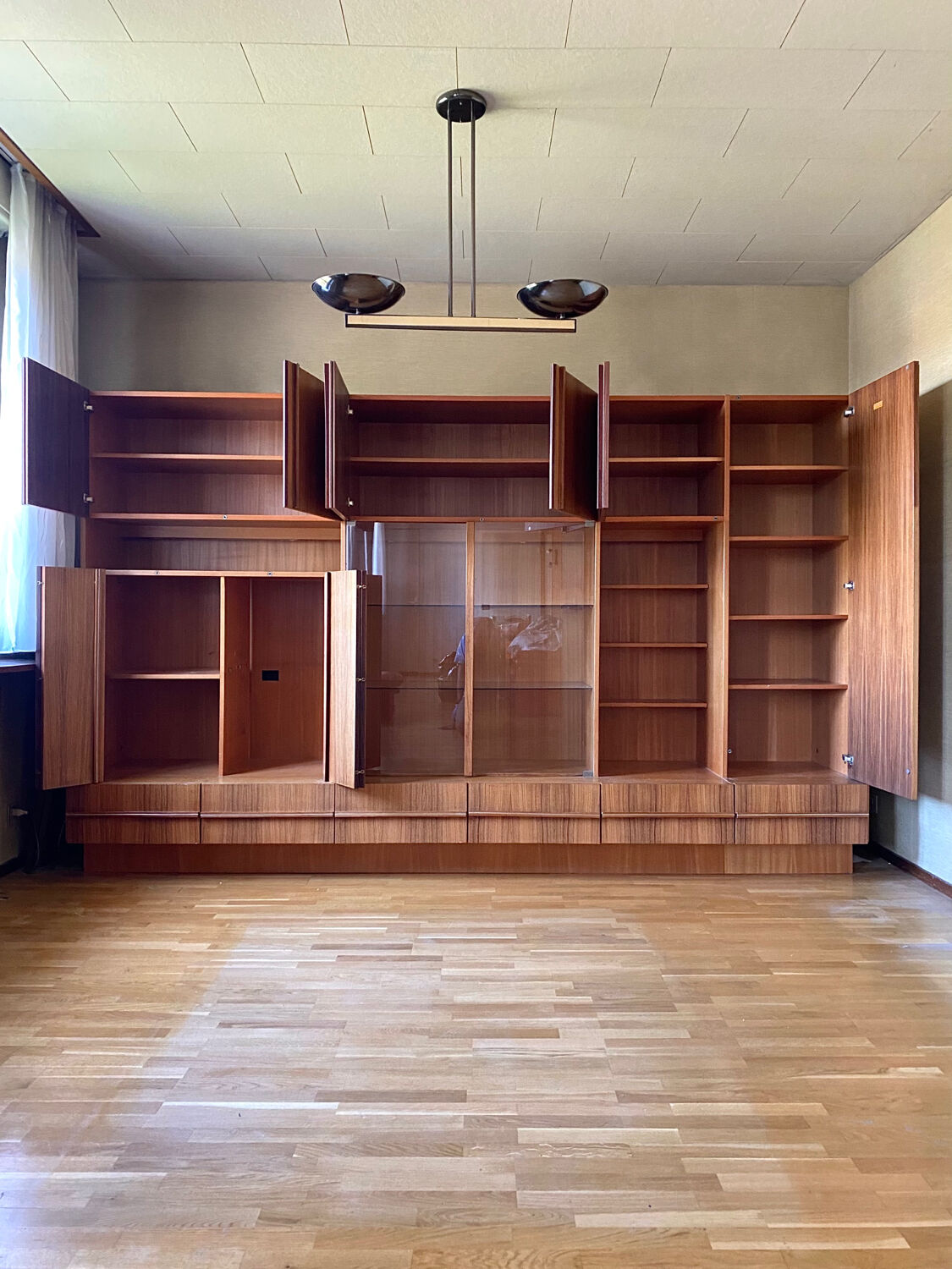 Wall unit / bookcase Italian Luigi Bartolini 1960