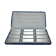 Set of 12 mirror glass knife holders