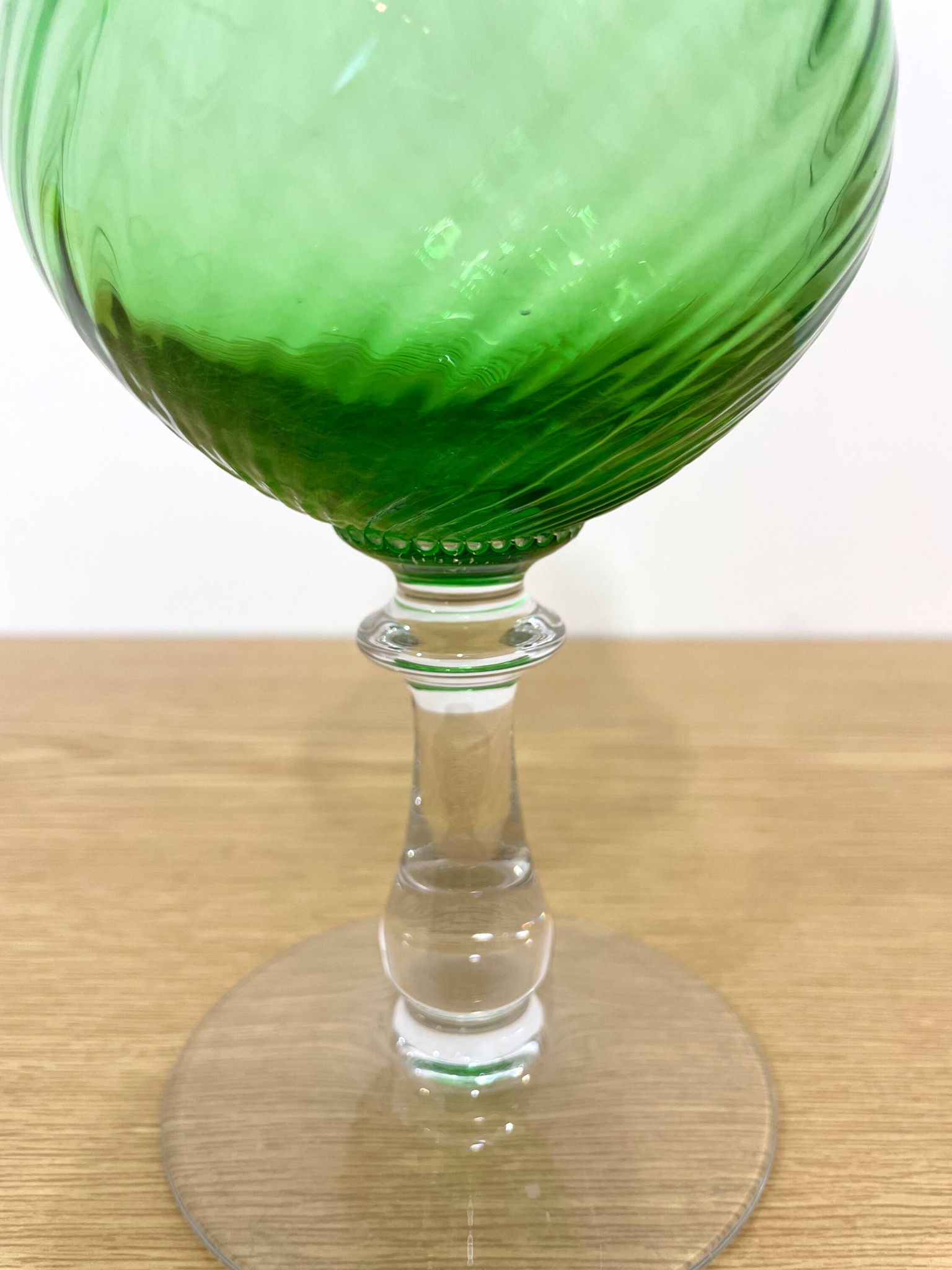 Vase in the shape of a glass
