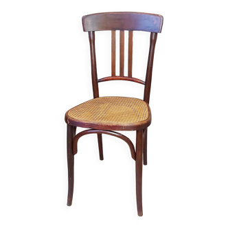 Vintage cane bistro chair