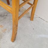 Series of 4 chairs of bistrot restaurant old 1950