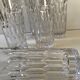 Six cut crystal glasses