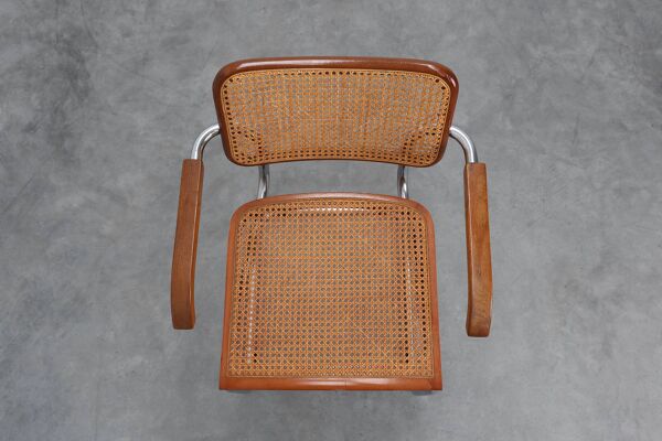 Fauteuil Bauhaus Cesca B64 de Marcel Breuer, Italie 1928