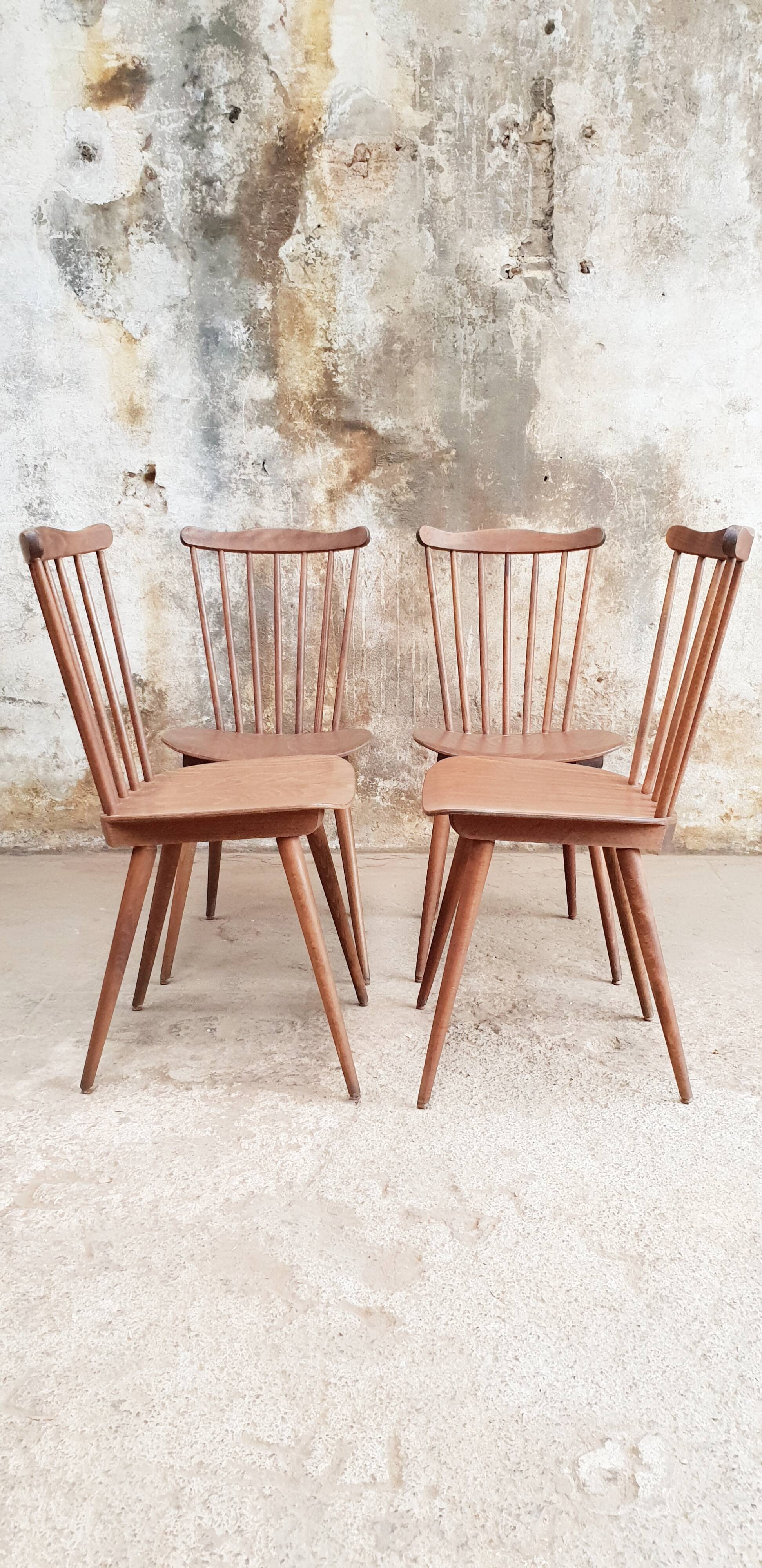 Set de 4 chaises  vintage