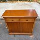 20th century solid oak satin wood sideboard