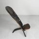 Solid ebony Makonde Palaver chair, 1970s
