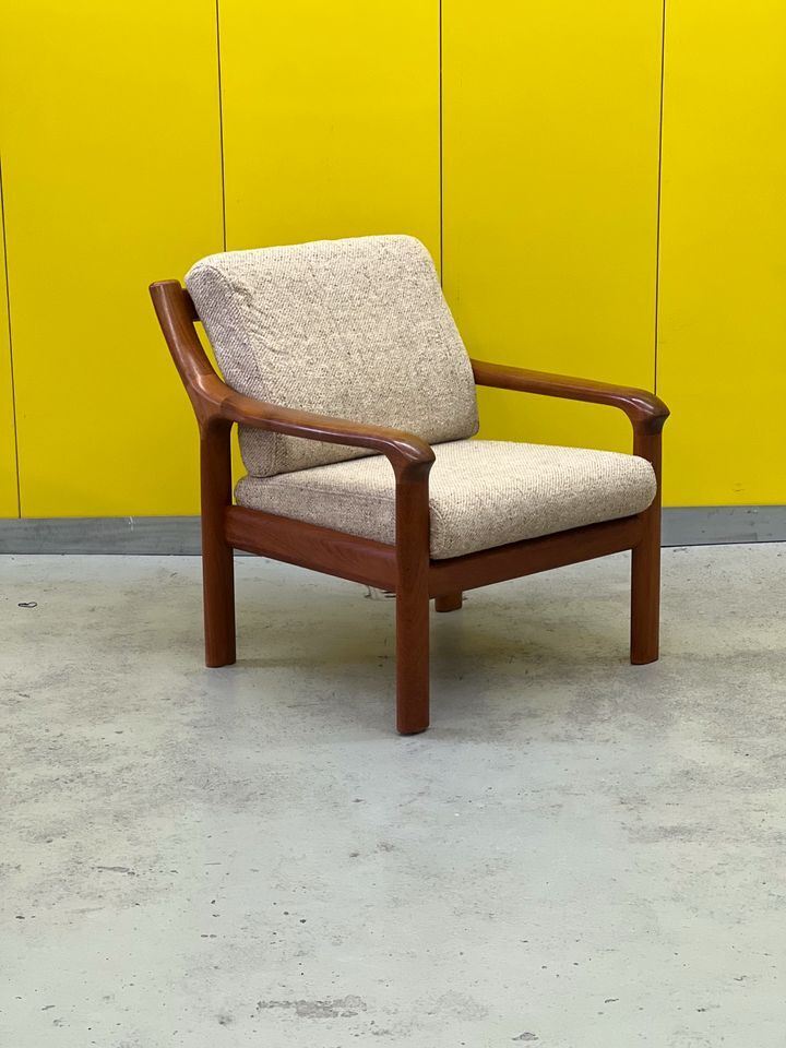 Vintage teak easy chair by Emc Møbler