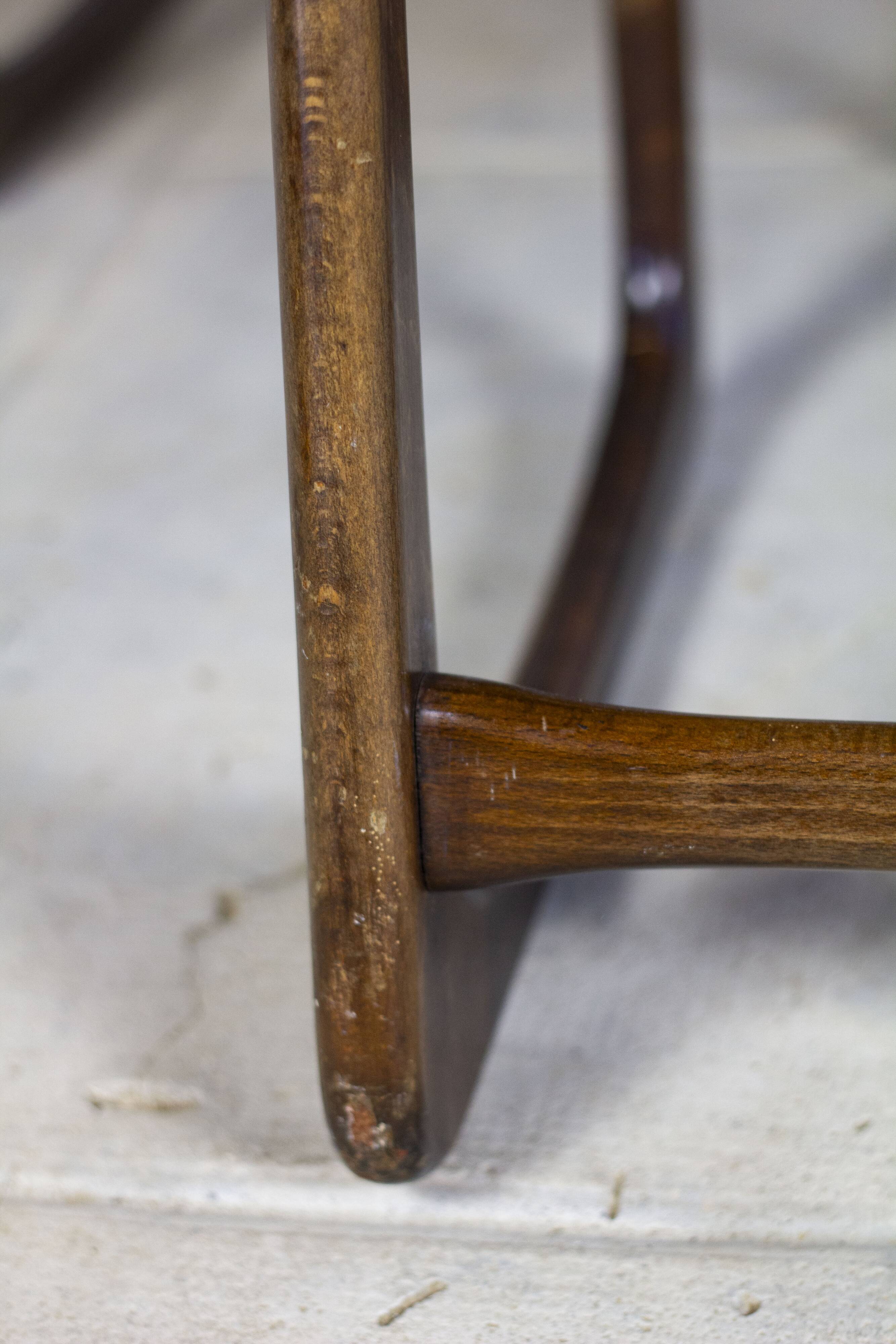 Set of 3 sleigh chairs by Baumann, 1960