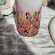 Vase/ large hand-blown glass