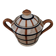 Basque sugar bowl ceramic Hbcm Bearn - vintage 1930s-40s - Brown orange/m