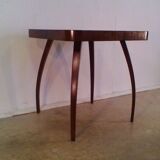 Table basse modèle h 259 art déco en laiton par Jindrich Halabala 1930s