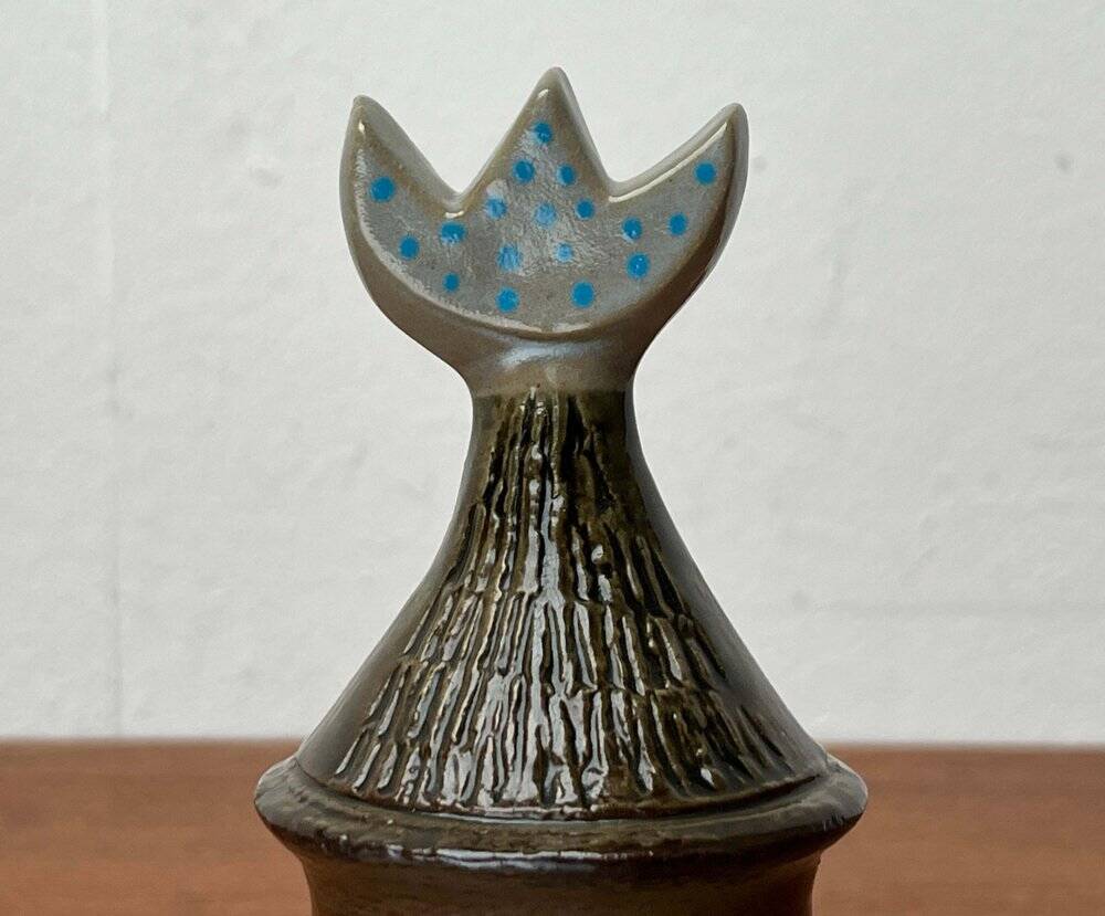 Modern Swedish studio pottery from the mid-century, Bagdad House 2 series by Bertil Vallien for Gustavsberg 1960s.