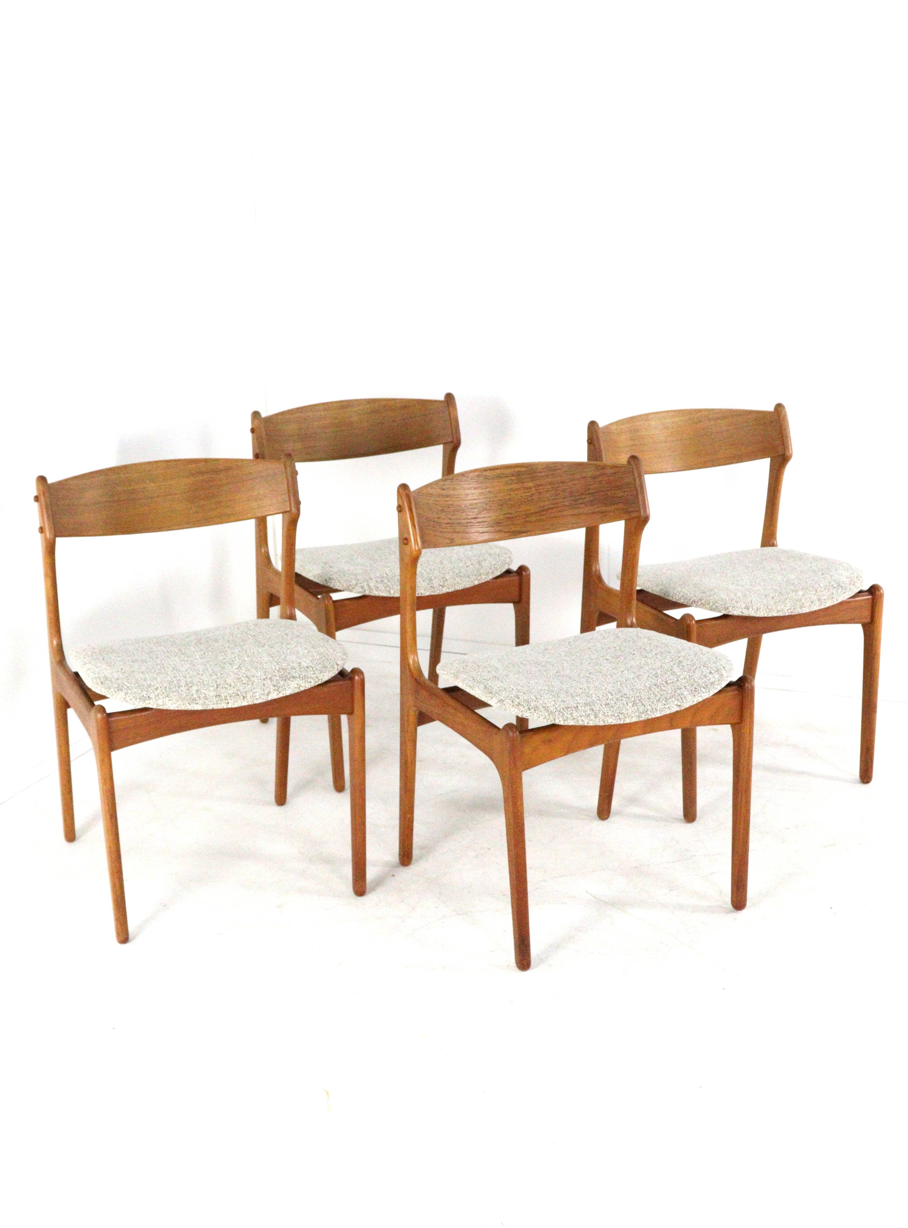 Erik Buch chairs for O.D. Møbler model 49 'Bjur' | several pieces in stock