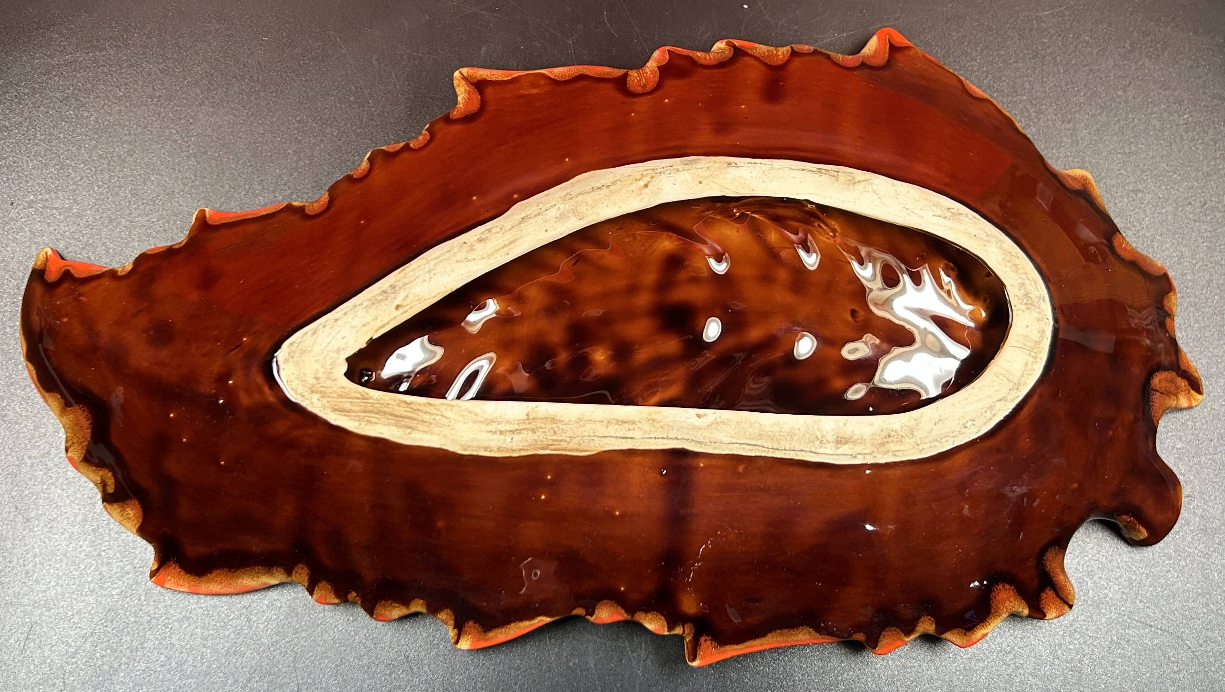 Large ceramic dish 1950s/60s vintage Vallauris