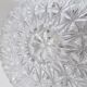 Vintage ceiling lamp / wall lamp - Molded glass - Round shape - 1970