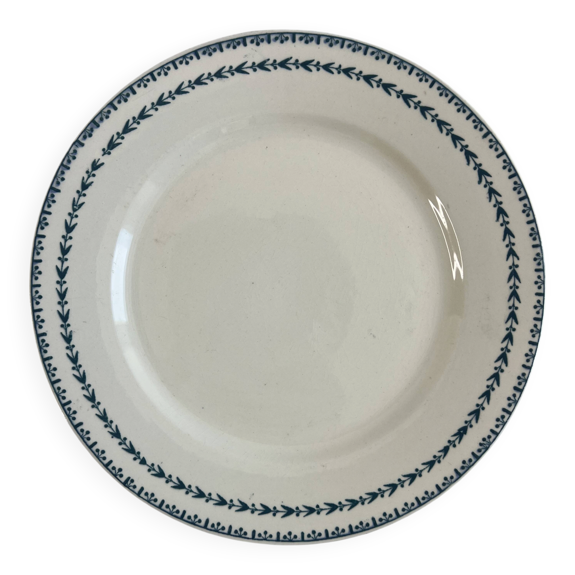 Iron earth flat plate Sarreguemines Carlos