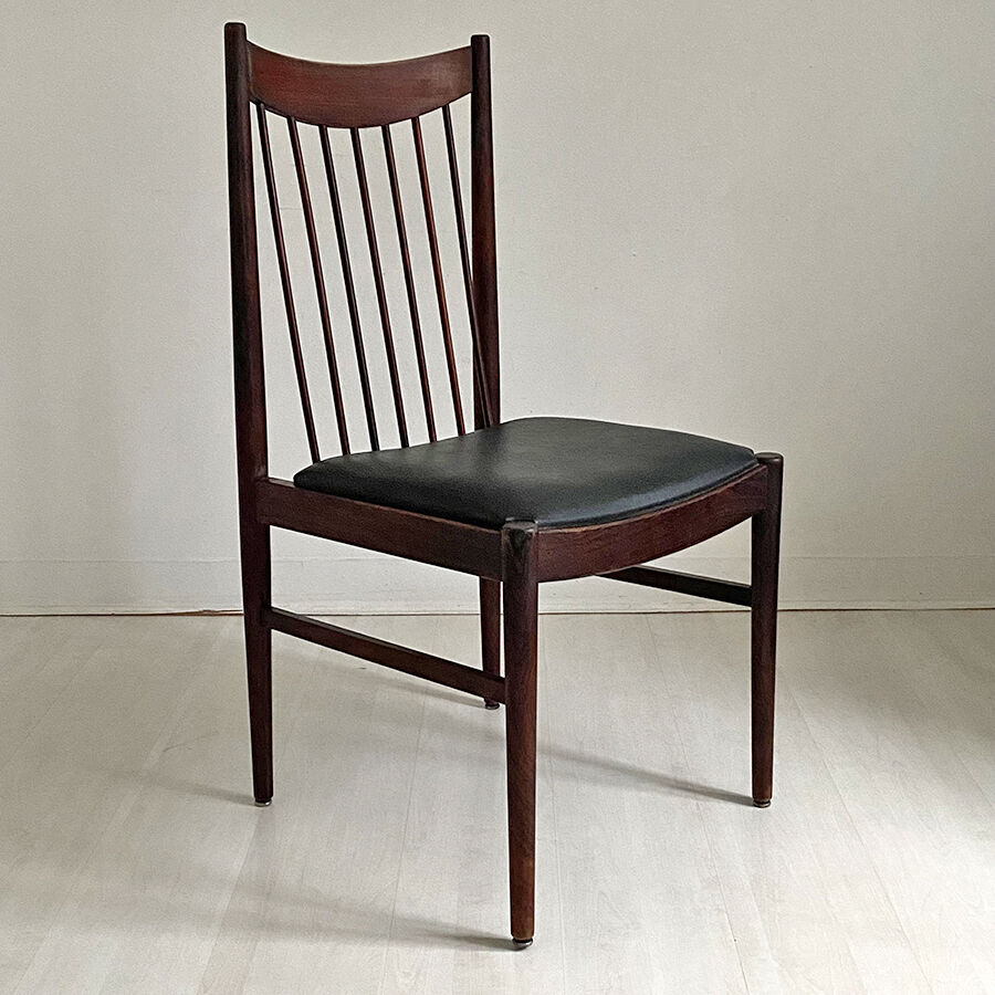 Set of 4 Scandinavian rosewood chairs Design Arne VODDER