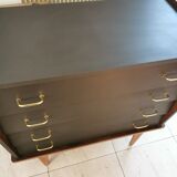 Commode pieds compas vintage