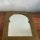 Brass mirror 27x39cm