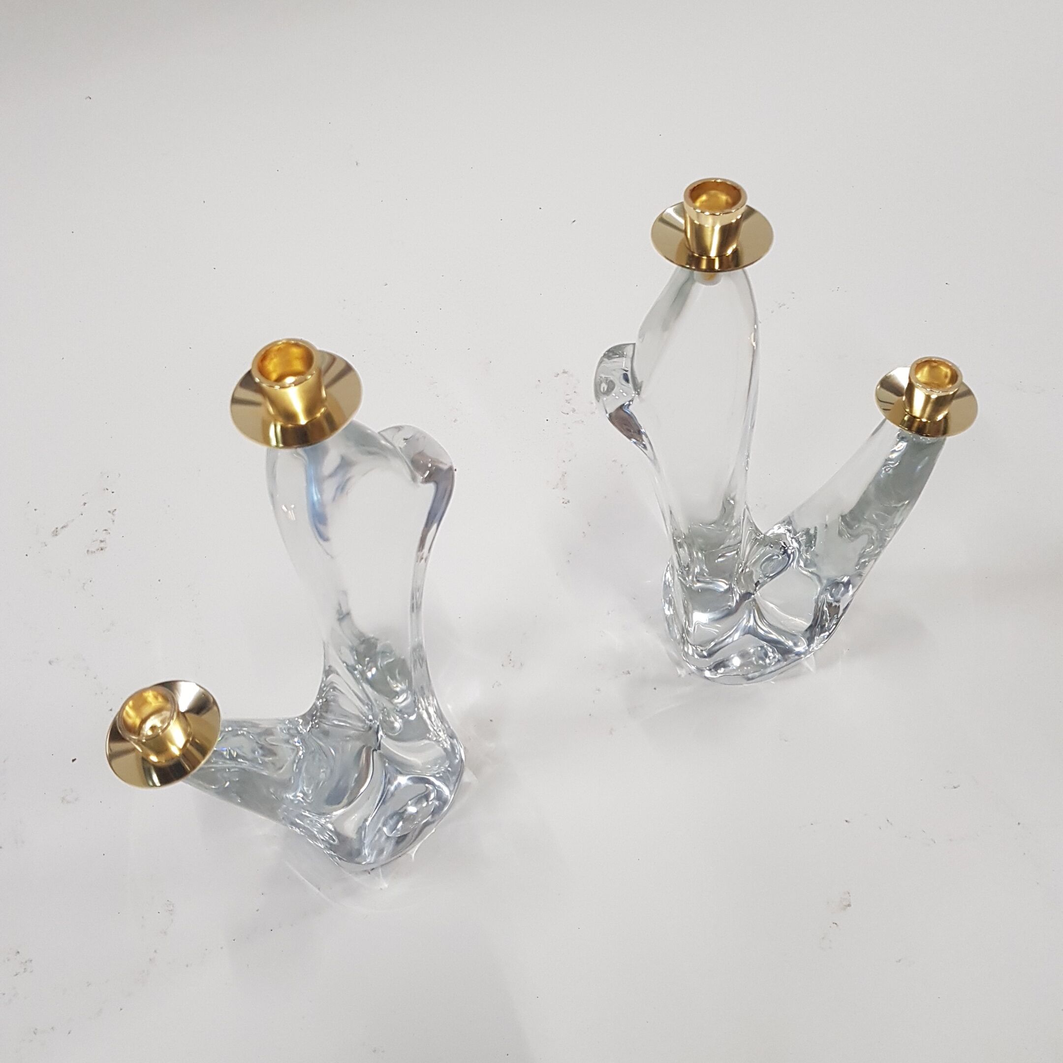 Pair of crystal chandeliers