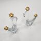 Pair of crystal chandeliers