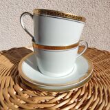 Duo of porcelain tea cups