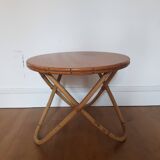 Rattan coffee table from the 60s
