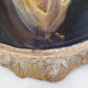 Oil portrait on canvas carved wooden frame