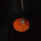 Vintage desk lamp Fase orange articulated
