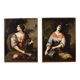 Pair of 17th century Italian paintings, Sibyls