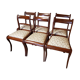 Mahogany empire chairs